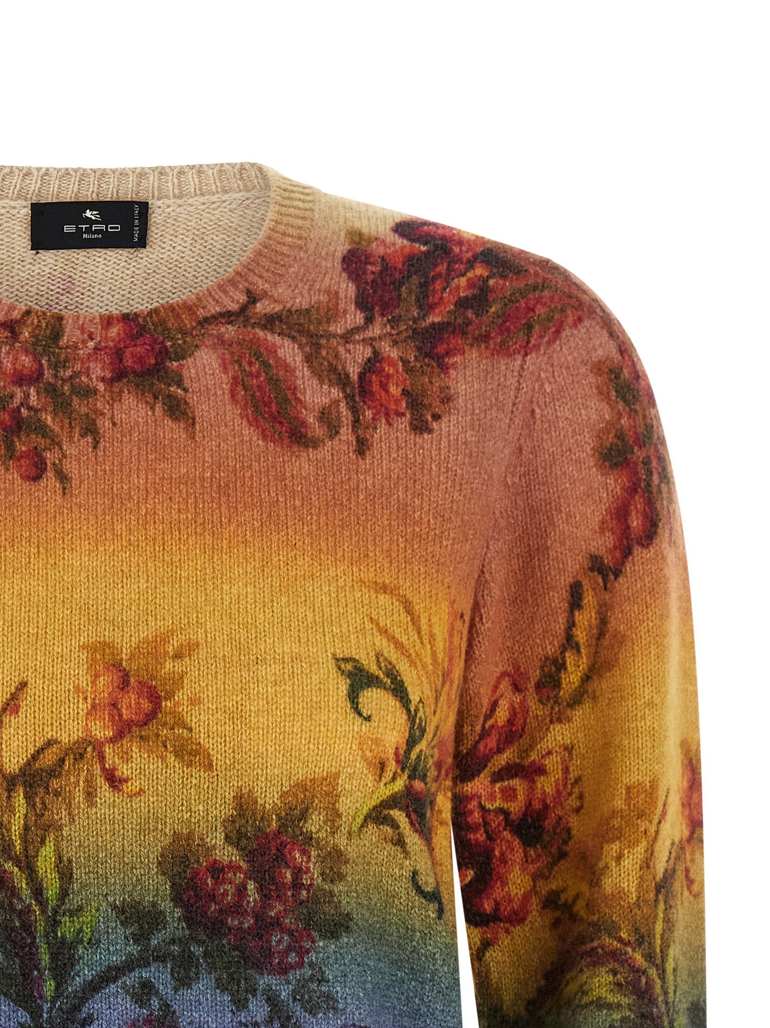 Etro Dégradé Jacquard Sweater Multicolor