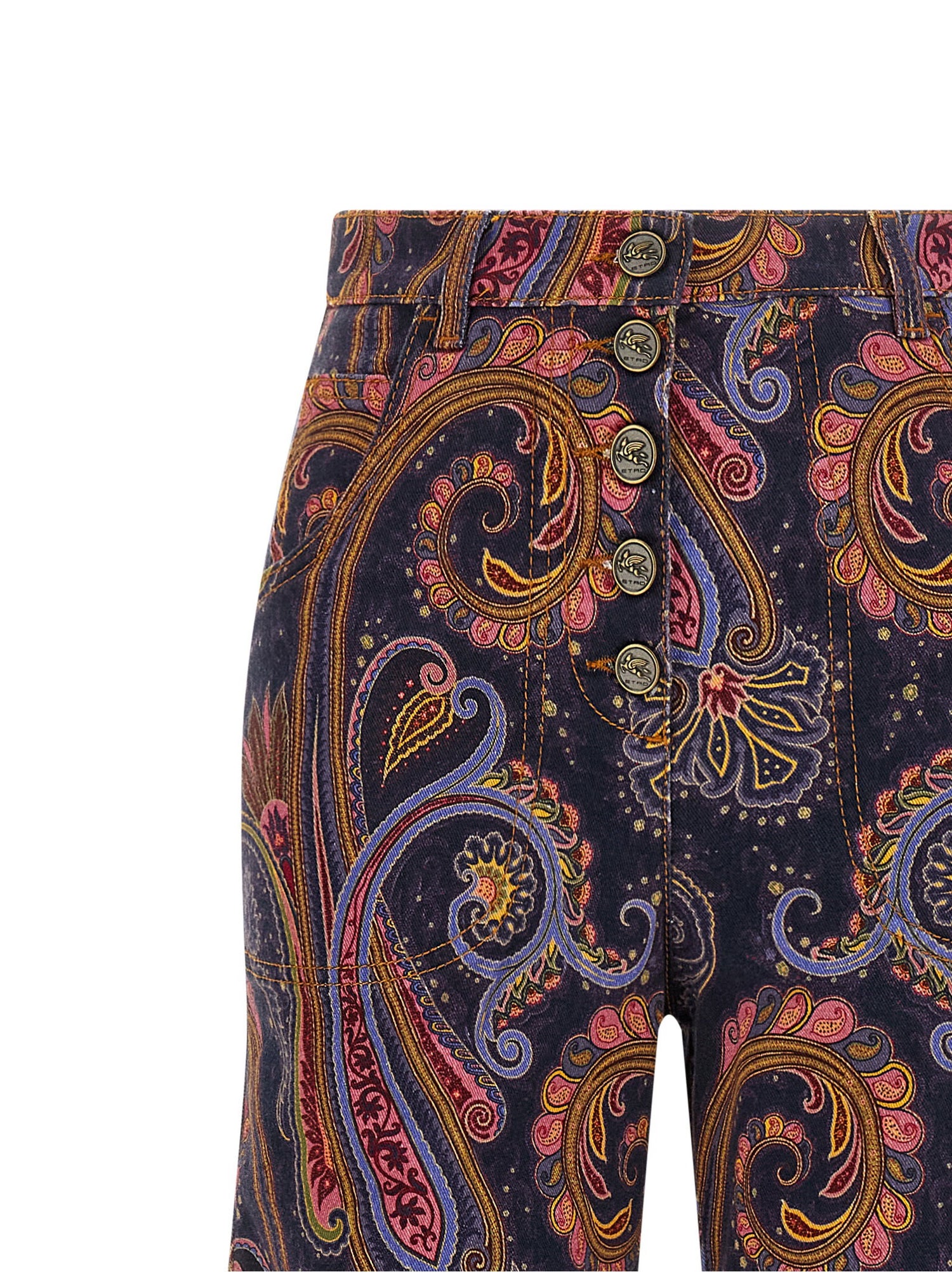 Etro Jeans Paisley Multicolor