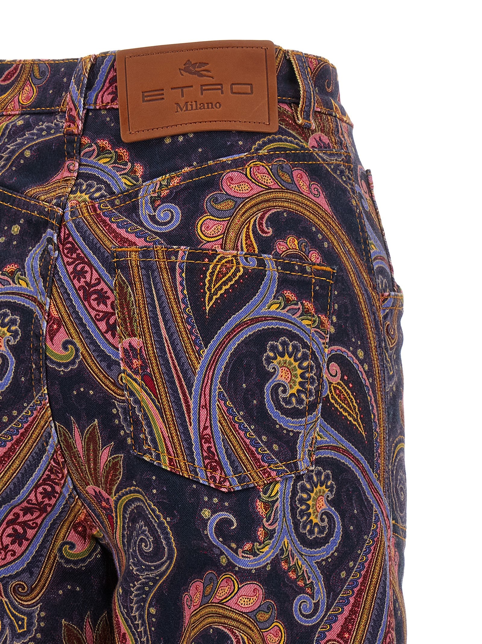 Etro Jeans Paisley Multicolor