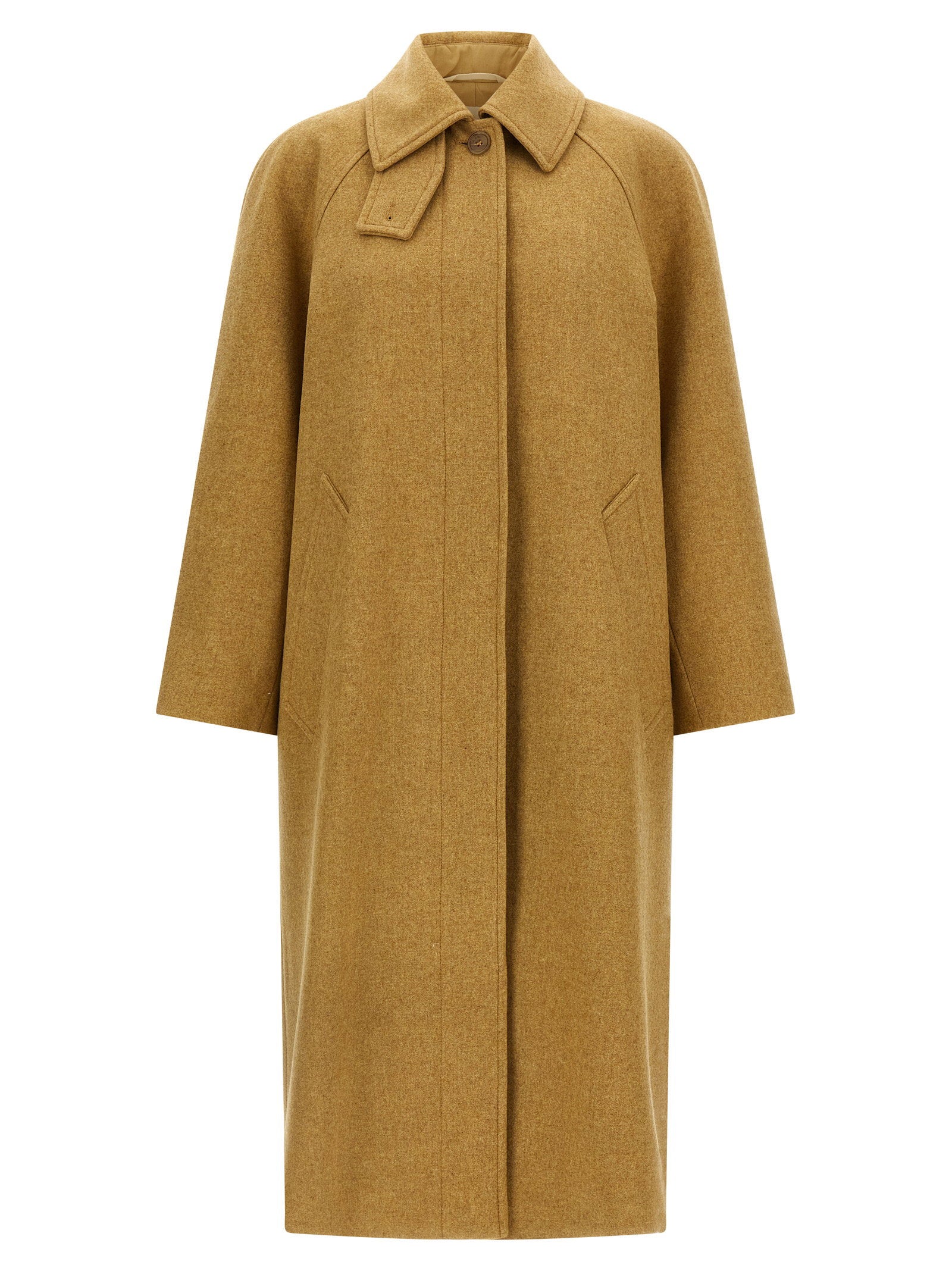 A.p.c. Wool Coat Beige