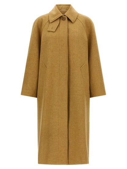 A.p.c. Wool Coat Beige