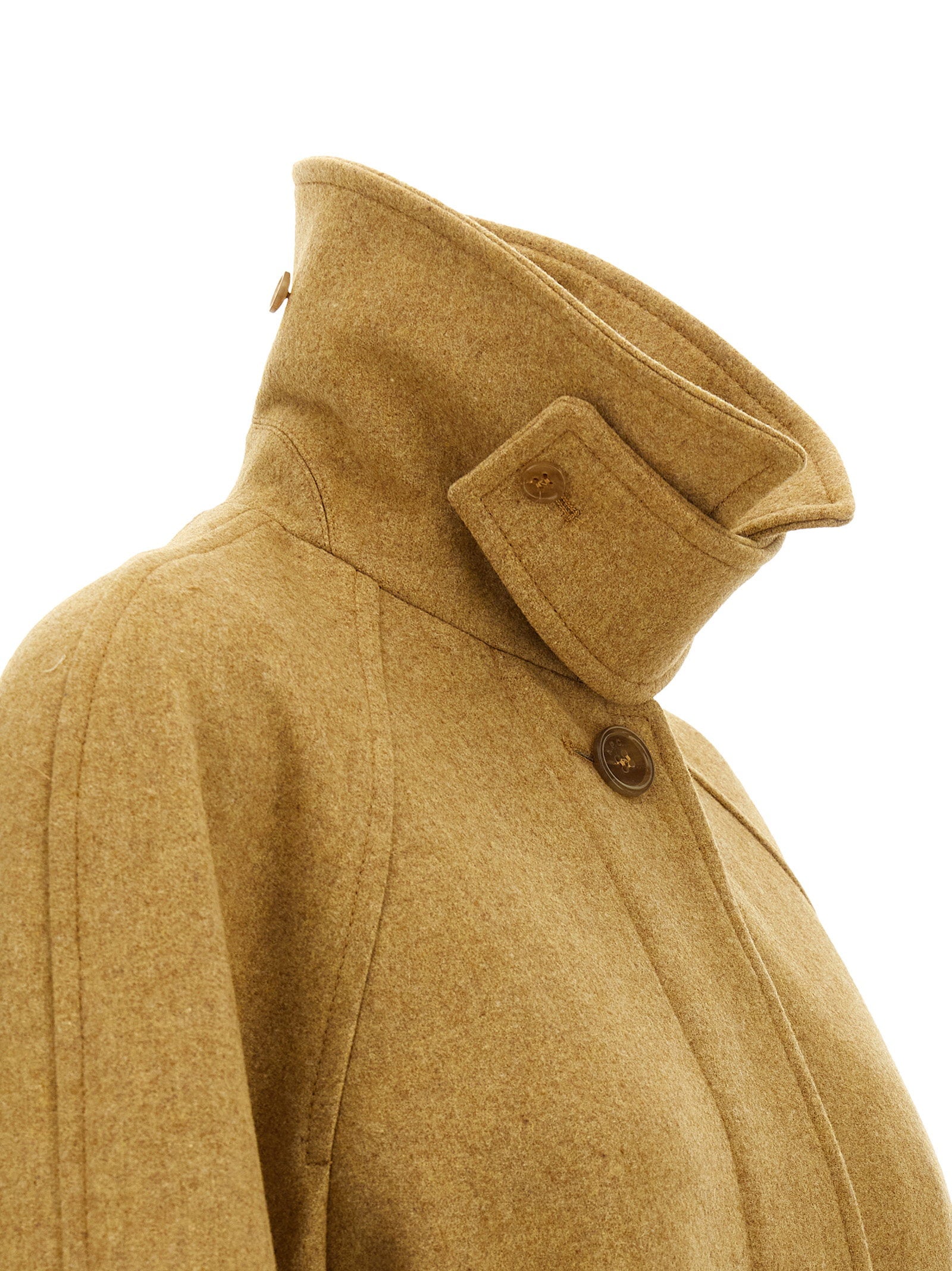 A.p.c. Wool Coat Beige
