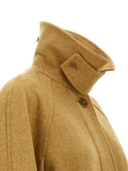 A.p.c. Wool Coat Beige