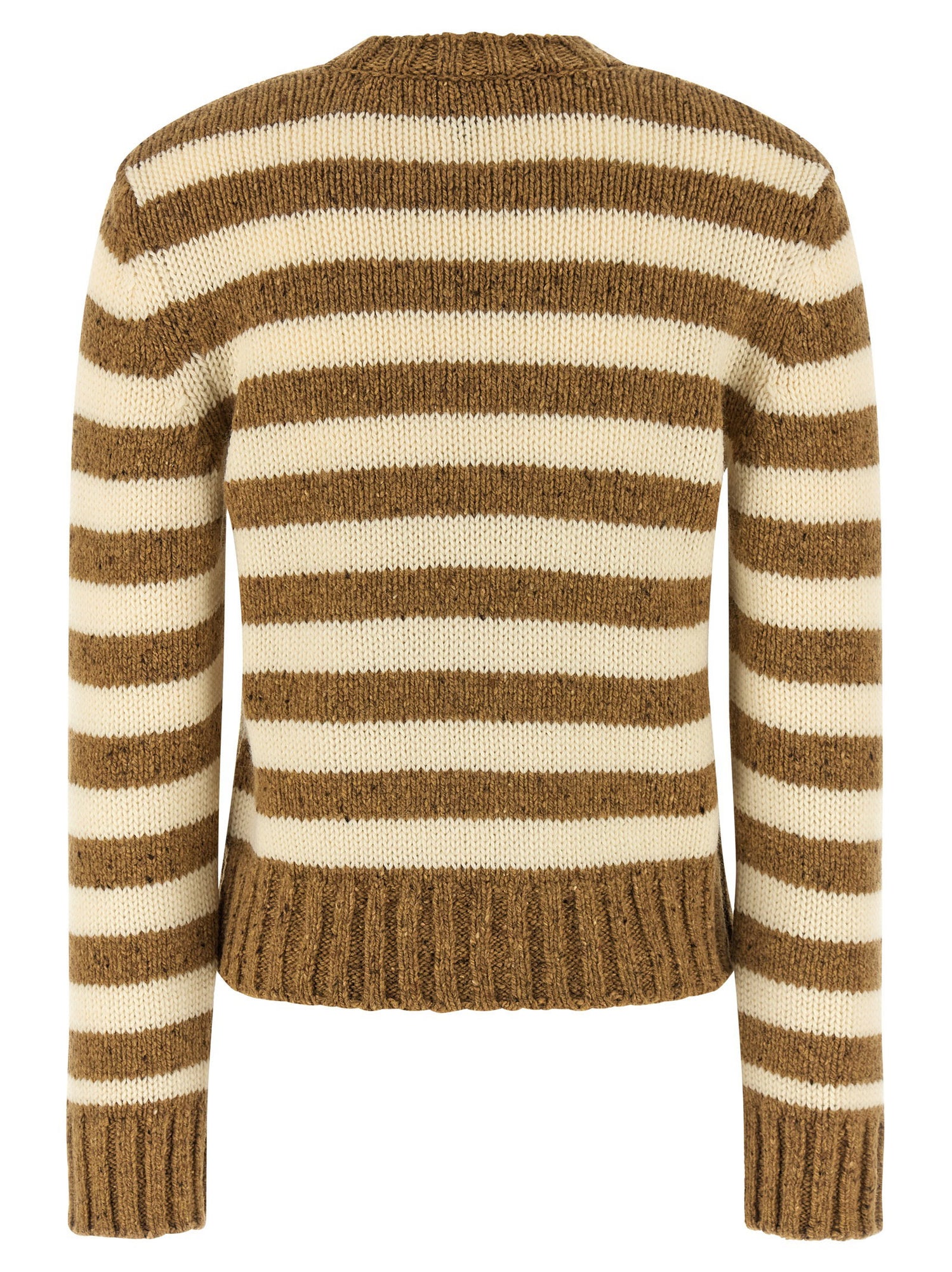 A.p.c. Striped Sweater Brown