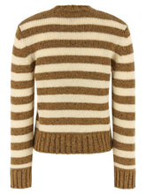 A.p.c. Striped Sweater Brown
