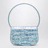 Diesel Shoulder Bag 1DR-Iconic in Light Blue Coconut-Effect light blue