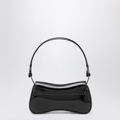 Diesel Medium patent leather clutch bag black