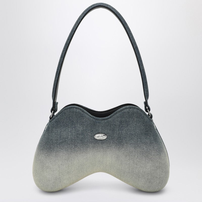 Diesel Double-D Denim Shoulder Bag Blue