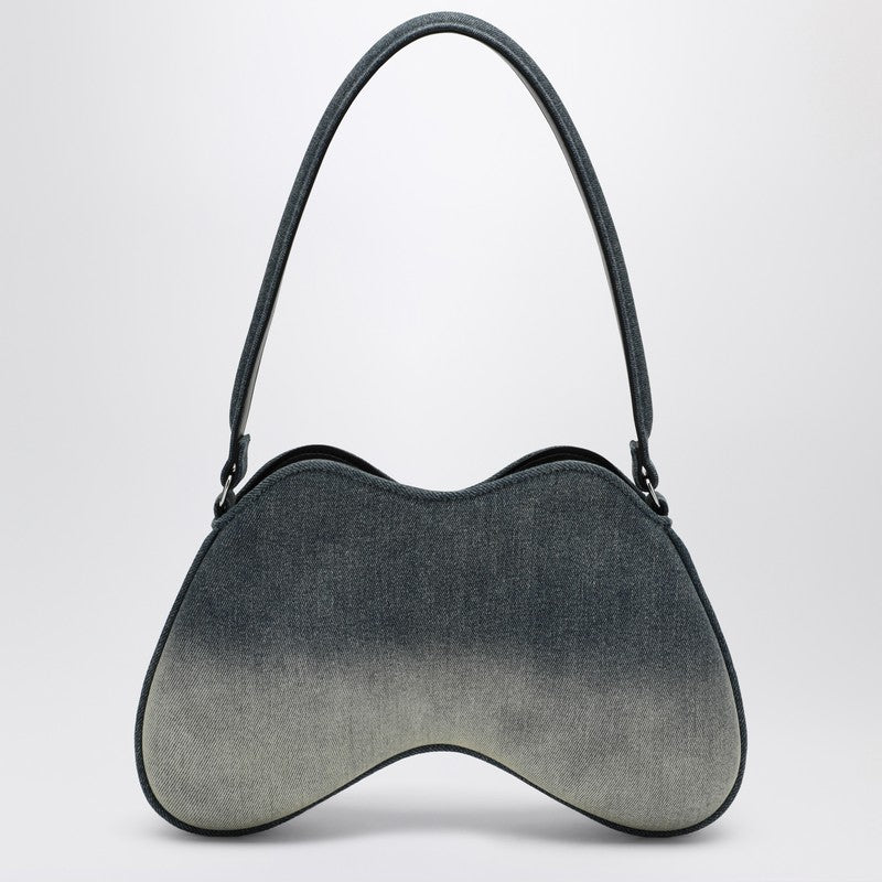 Diesel Double-D Denim Shoulder Bag Blue
