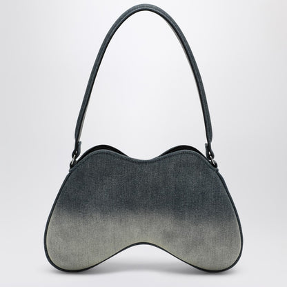 Diesel Double-D Denim Shoulder Bag Blue