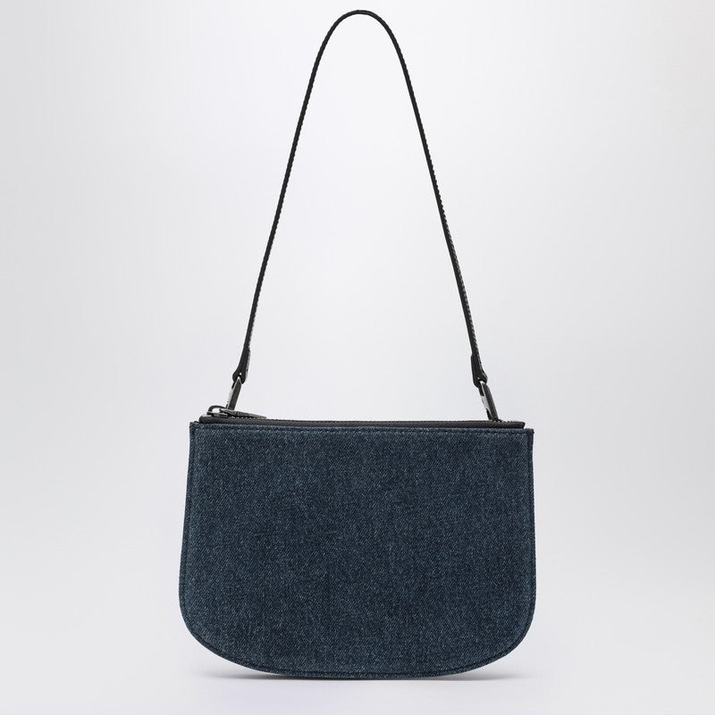 Diesel 1DR Twin Blue Denim Shoulder Bag Blue