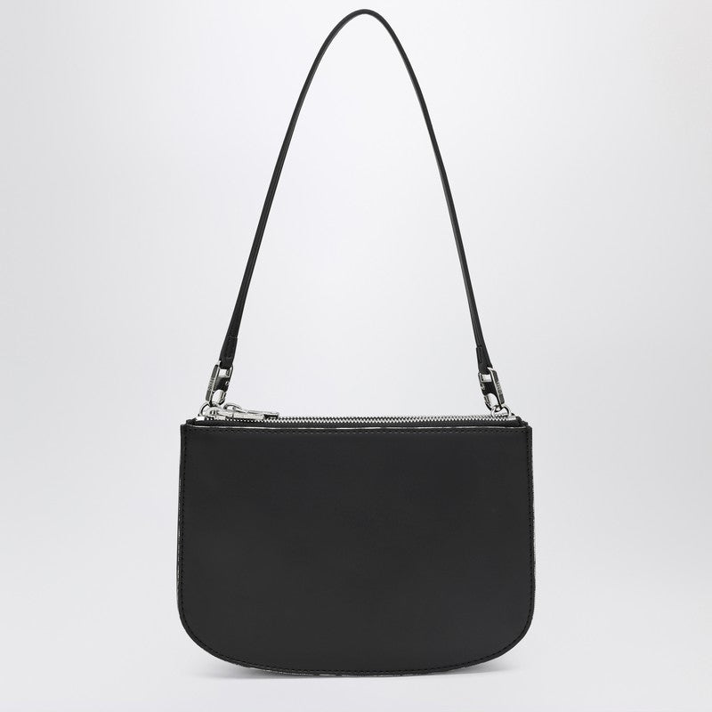 Diesel 1DR Twin Leather Shoulder Bag Black Silver-Tone black