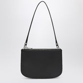 Diesel 1DR Twin Leather Shoulder Bag Black Silver-Tone black