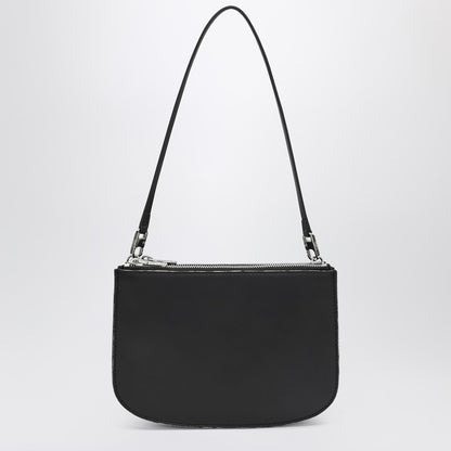 Diesel 1DR Twin Leather Shoulder Bag Black Silver-Tone black