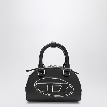 Diesel Mini 1DR Dome Bowling Bag Black Silver Metal
