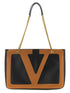 Valentino Garavani Viva Superstar Midi Shopping Bag Brown
