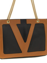 Valentino Garavani Viva Superstar Midi Shopping Bag Brown
