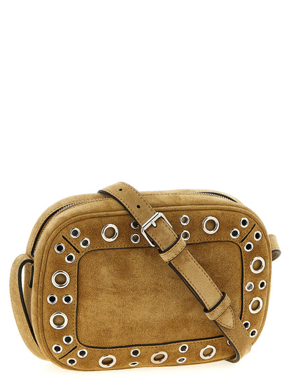 Valentino Garavani Nellcôte Shoulder Bag Beige