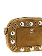 Valentino Garavani Nellcôte Shoulder Bag Beige
