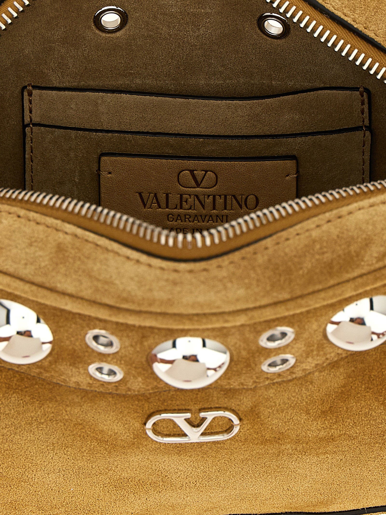 Valentino Garavani Nellcôte Shoulder Bag Beige