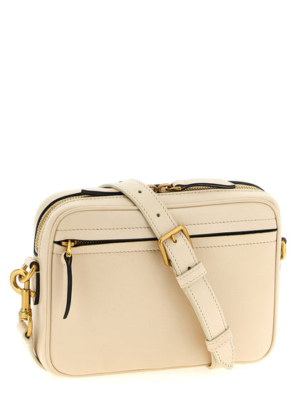 Valentino Garavani Viva Superstar Shoulder Bag White/black
