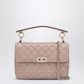 Valentino Medium Rockstud Spike Bag Pink