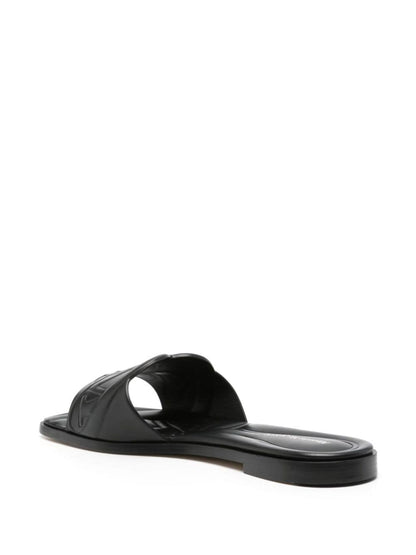 Alexander McQueen Slides Black