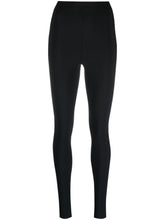 Wardrobe.Nyc High-Waisted Stretch Leggings With Rear Slit Black Black