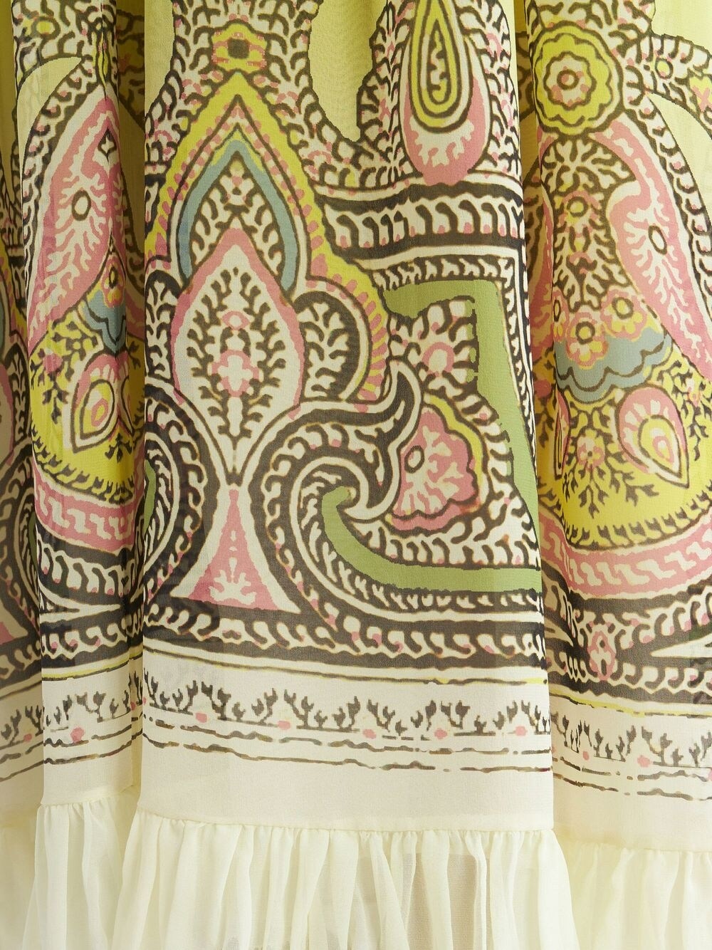 Etro Gradient effect paisley-print silk maxi dress