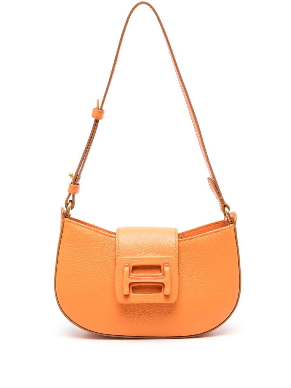 Hogan Pre Pre H-Bag Leather Shoulder Bag Orange