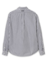 Marc Jacobs Vertical Stripe Cotton Shirt Black