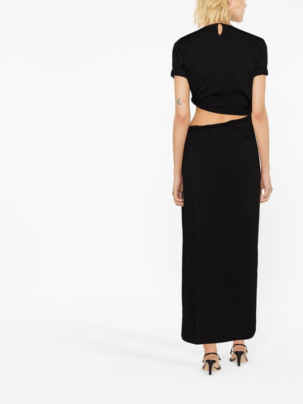 Cut-out t-shirt maxi dress