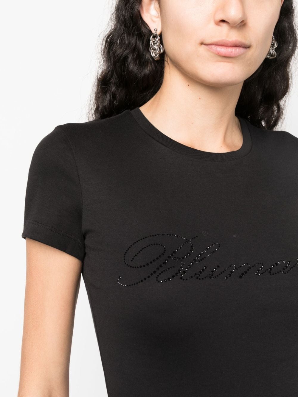 logo-embellishment cotton T-shirt