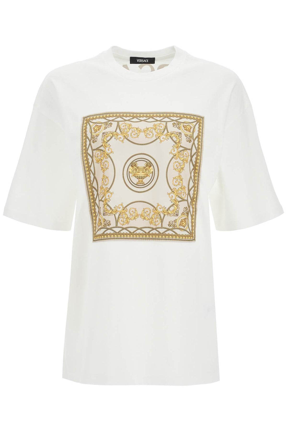 Versace oversized t-shirt with La Coupe des Dieux print 