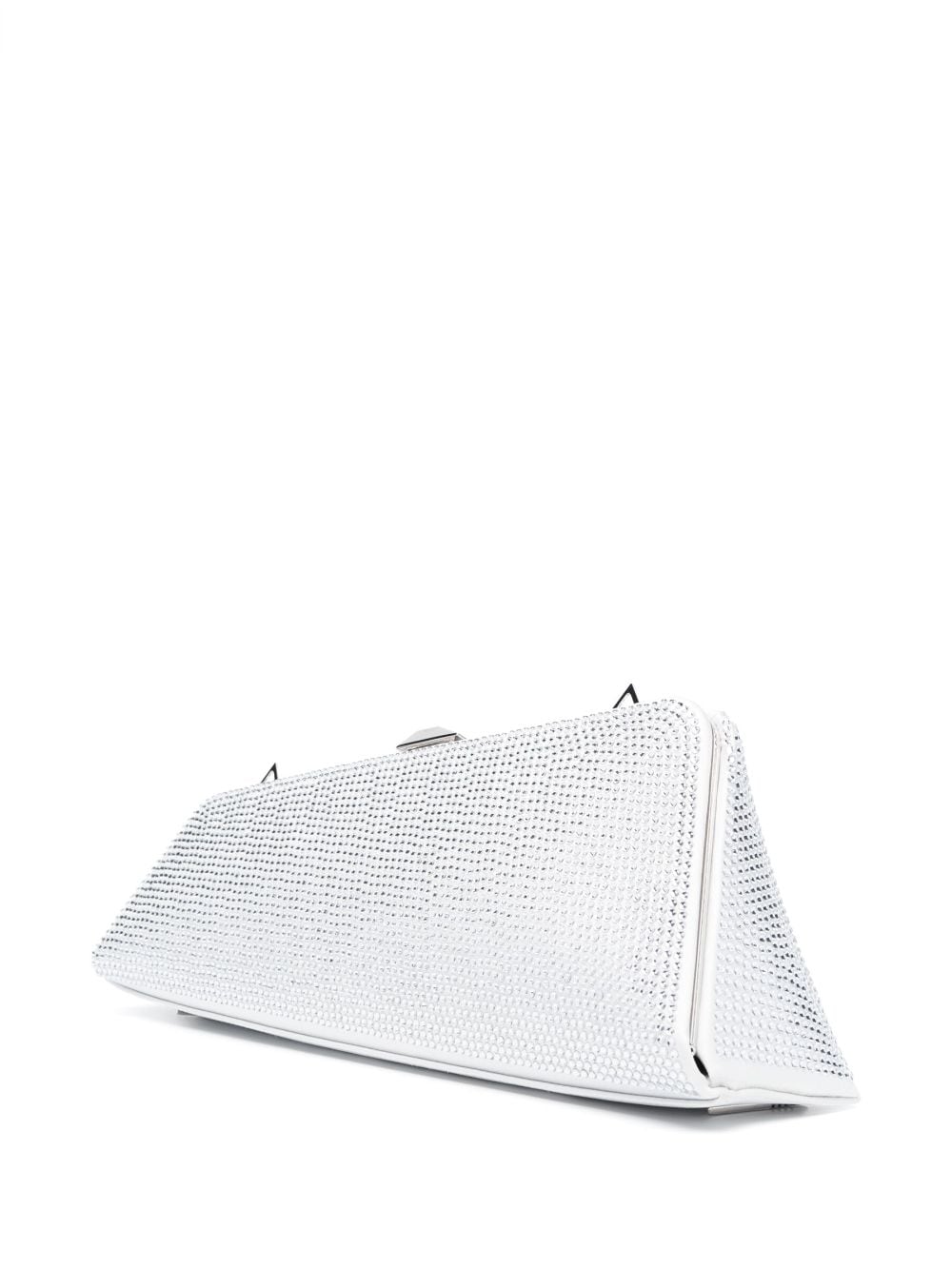 Long Night crystal-embellished clutch bag