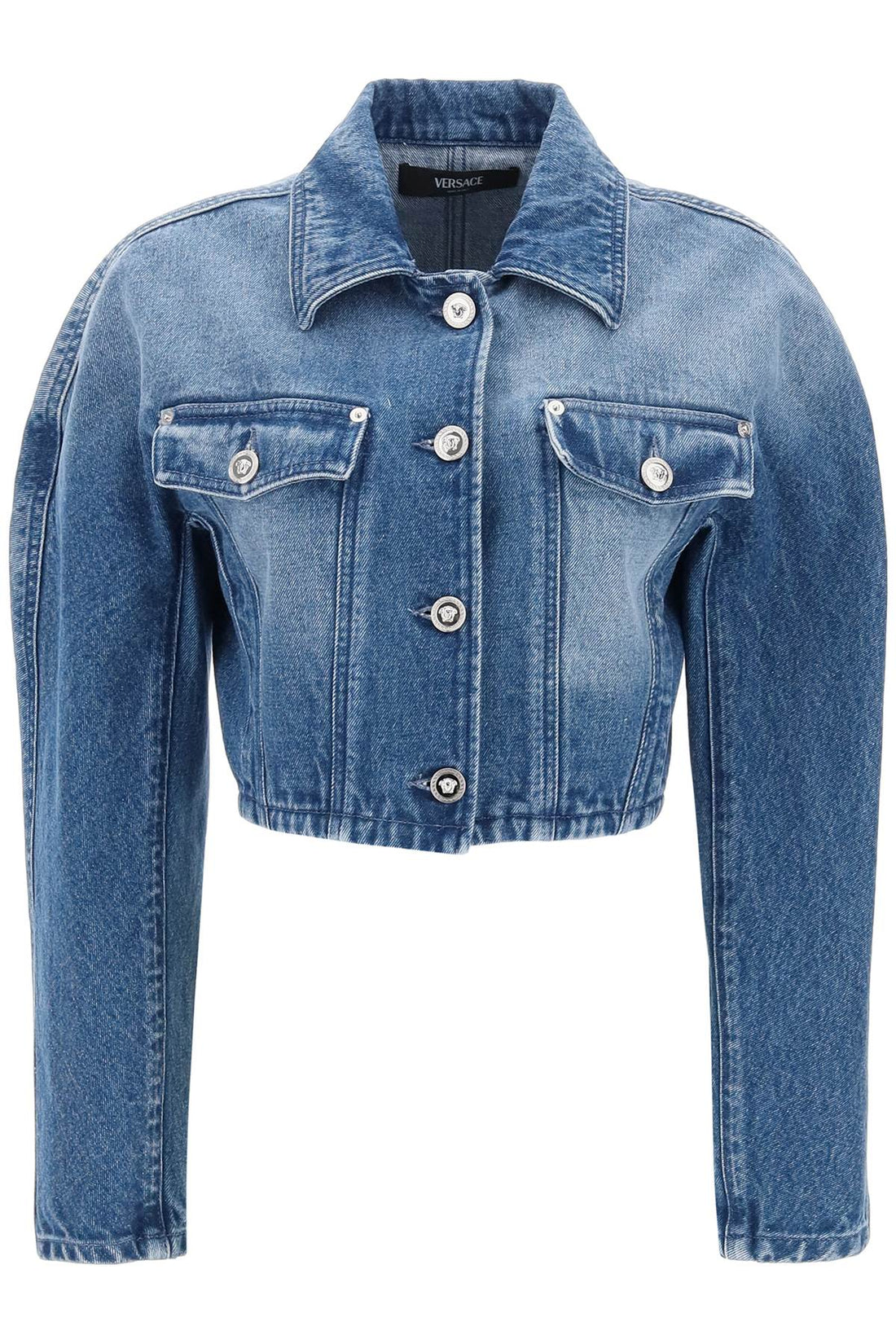 Cropped denim jacket