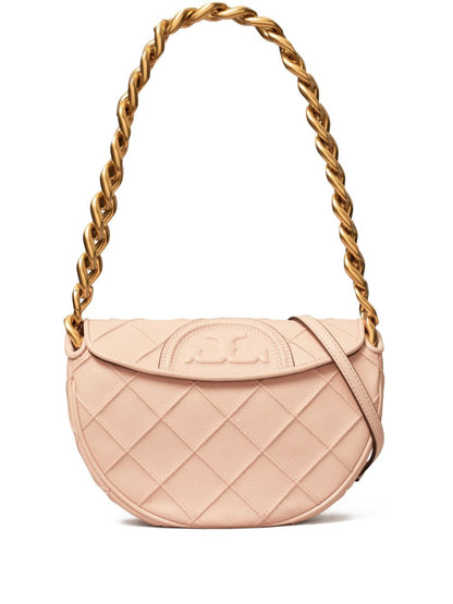 Tory Burch Pink chain-link Crossbody Bags