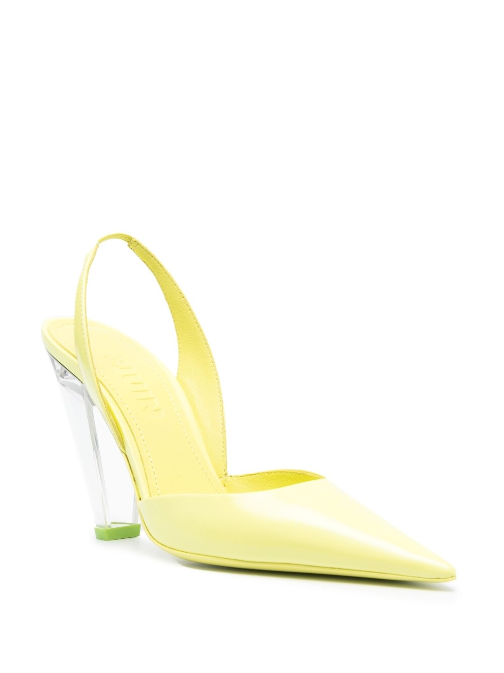 Slingback With Heel Yellow