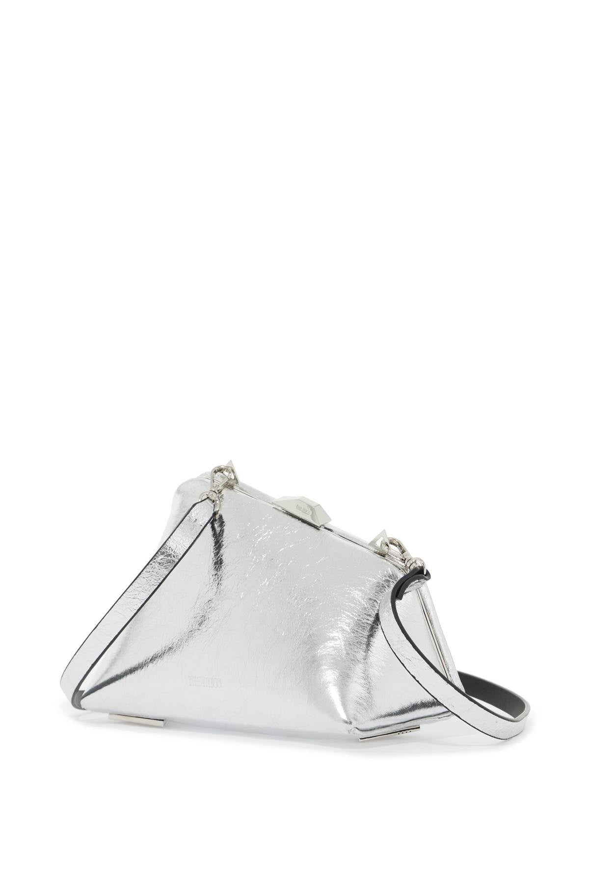 Midnight Mini Silver Clutch Bag