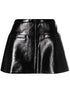 Heritage A-line vinyl miniskirt from Courrèges