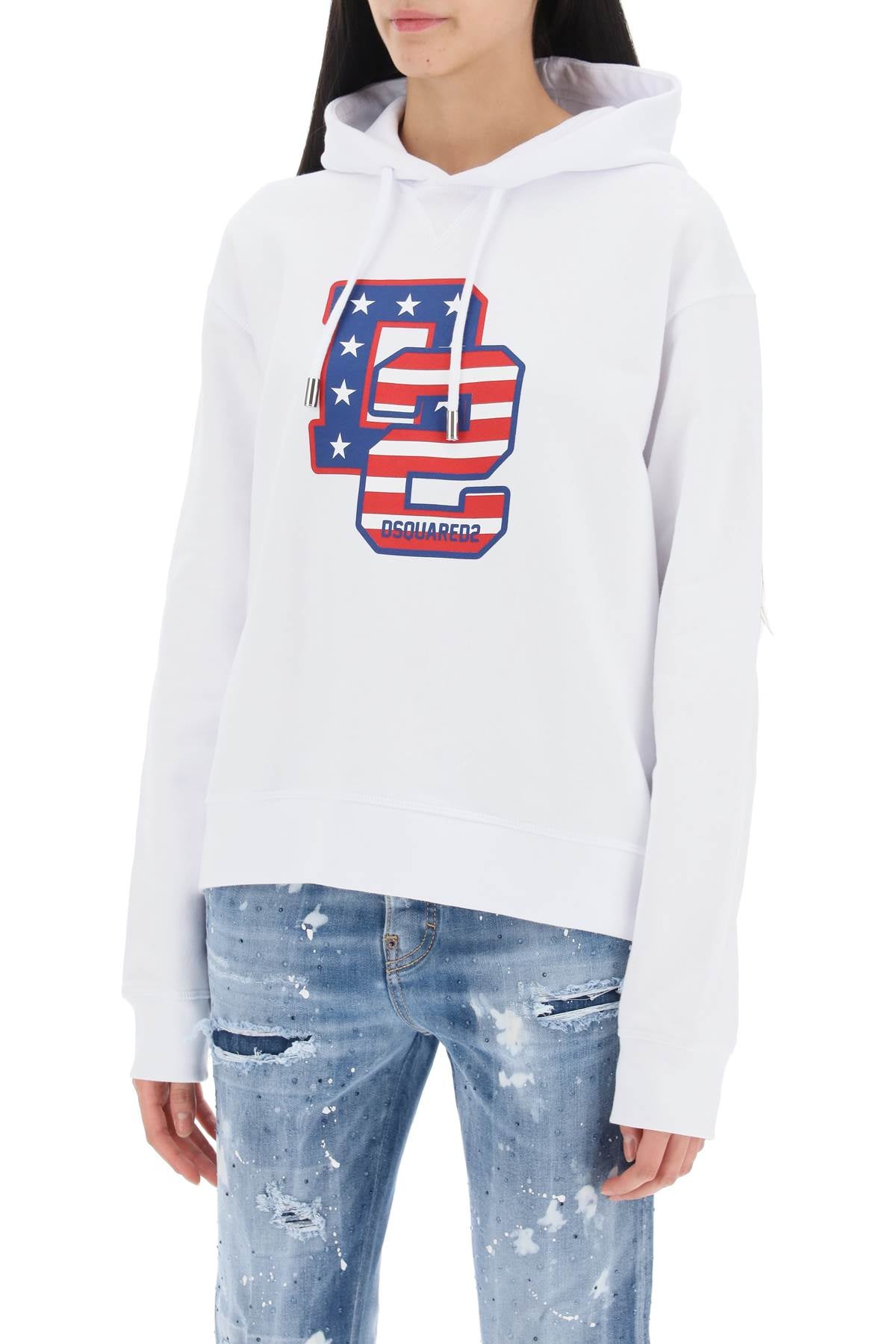 Cool fit hoodie with graphic print