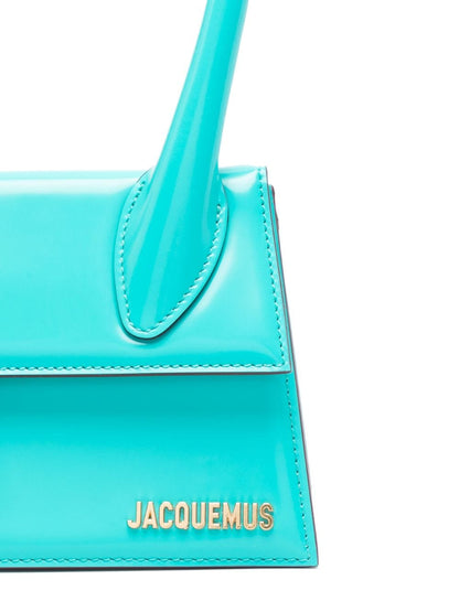 JACQUEMUS Clear Blue Le Chiquito Moyen Boucle Leather Belt