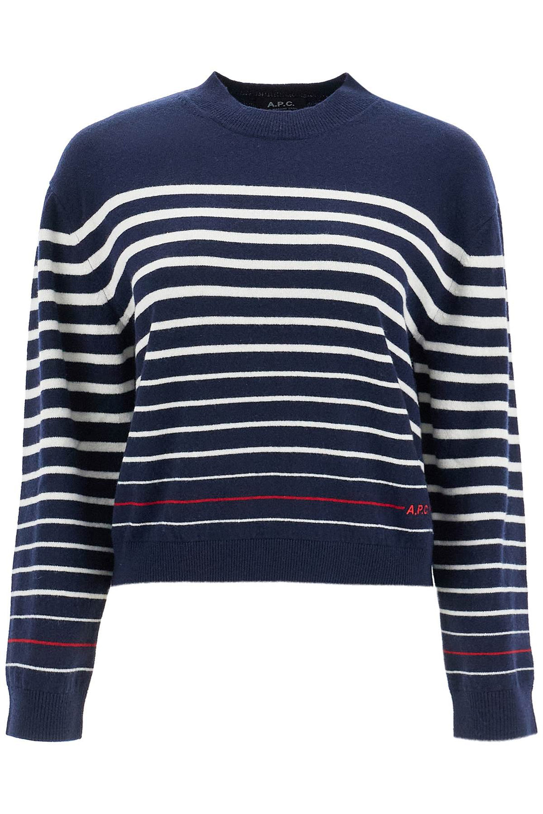 A.P.C. striped wool billie pullover