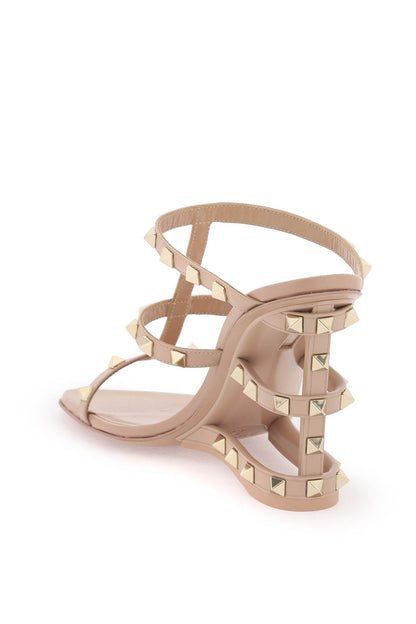 Valentino Garavani cut-out wedge mules