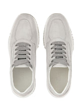 Hogan Pre Interactive Crystal-Embellished Calf Leather Sneakers White White