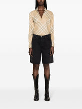 Burberry Vintage Check Cotton Shirt Light Beige