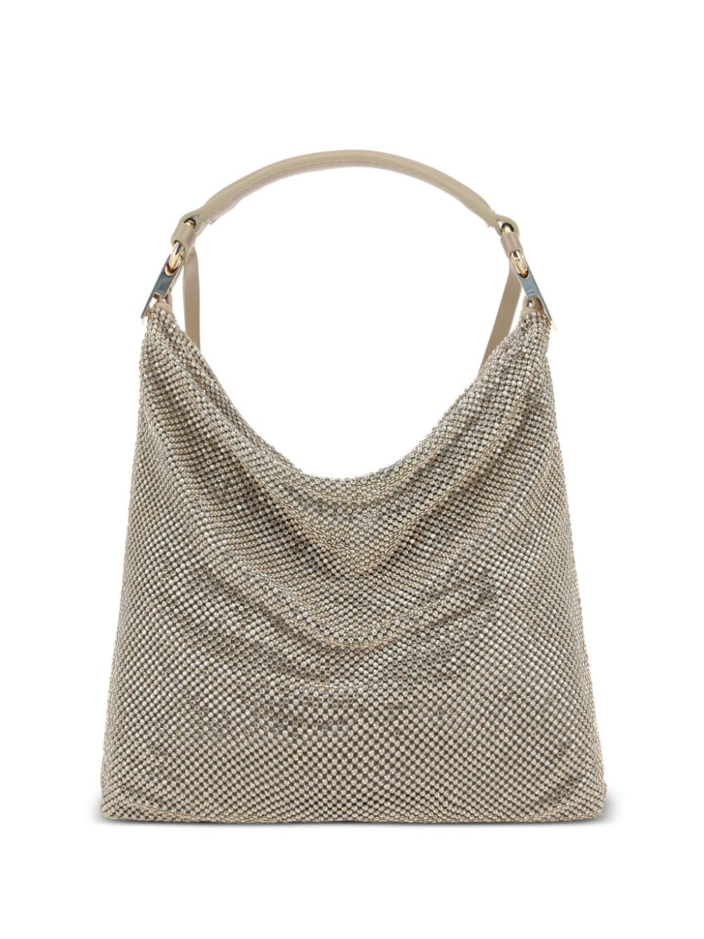 Benedetta Bruzziches Bella Ciao Crystal-Embellished Powder Shoulder Bag Powder