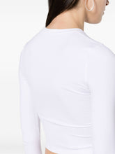 Wardrobe.Nyc Long-Sleeved Stretch-Jersey Crew-Neck Top White White