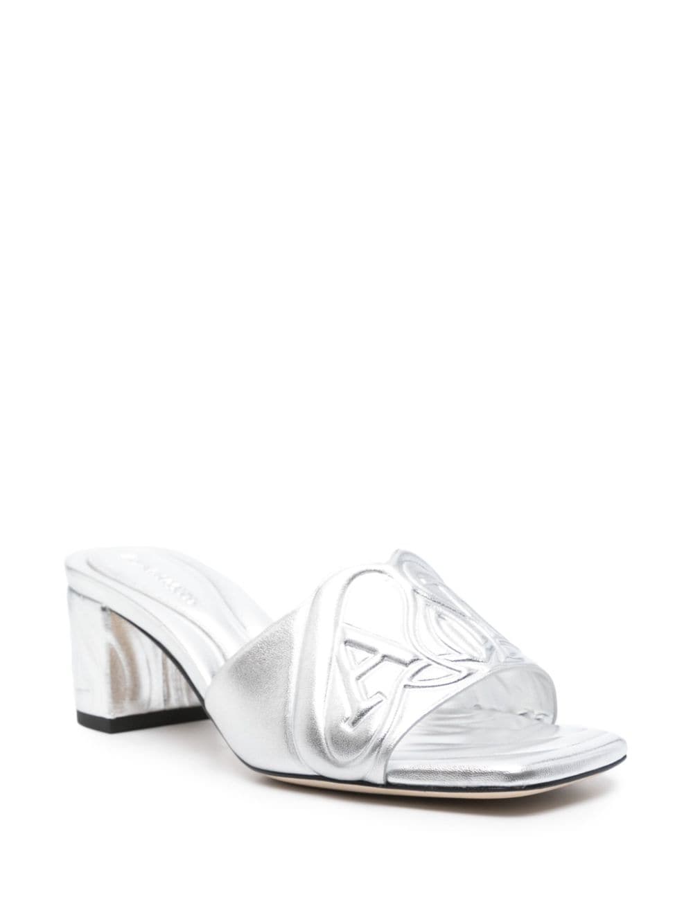 Alexander McQueen Mules Silver