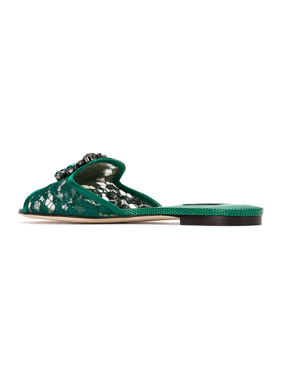 D&amp;G Crystal Slides Green